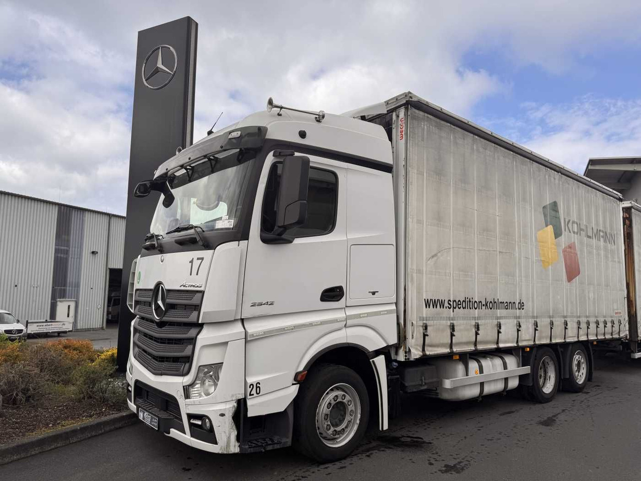 Mercedes-Benz Actros 2542 L 6x2 Retarder Schiebeplane+Verdeck - Тентованный грузовик: фото 1 Mercedes-Benz Actros 2542 L 6x2 Retarder Schiebeplane+Verdeck - Тентованный грузовик: фото 1