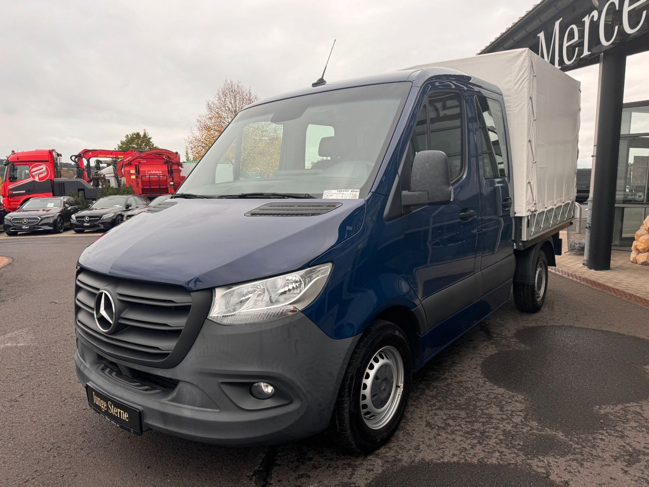 Mercedes-Benz Sprinter 215 CDI DoKa 9G Klima AHK SHZ - Тентованный фургон, Грузопассажирский фургон: фото 3 Mercedes-Benz Sprinter 215 CDI DoKa 9G Klima AHK SHZ - Тентованный фургон, Грузопассажирский фургон: фото 3