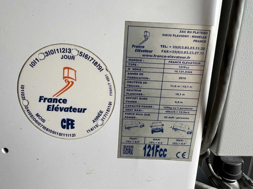 Грузовик с подъемником, Фургон Renault Master 2.3 dCi / France Elevateur 121FCC, 12m: фото 12