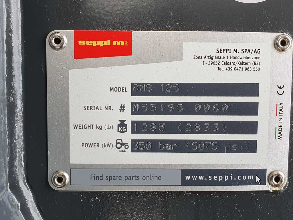 Новый Лесной мульчер Seppi M. BMS 125 / 13-30t Forstmulcher Drehmotor: фото 11