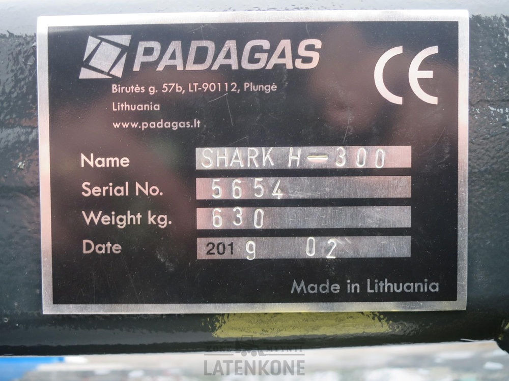 Щетка для Строительной техники Padagas Avoharja Shark H 300 RLT: фото 15