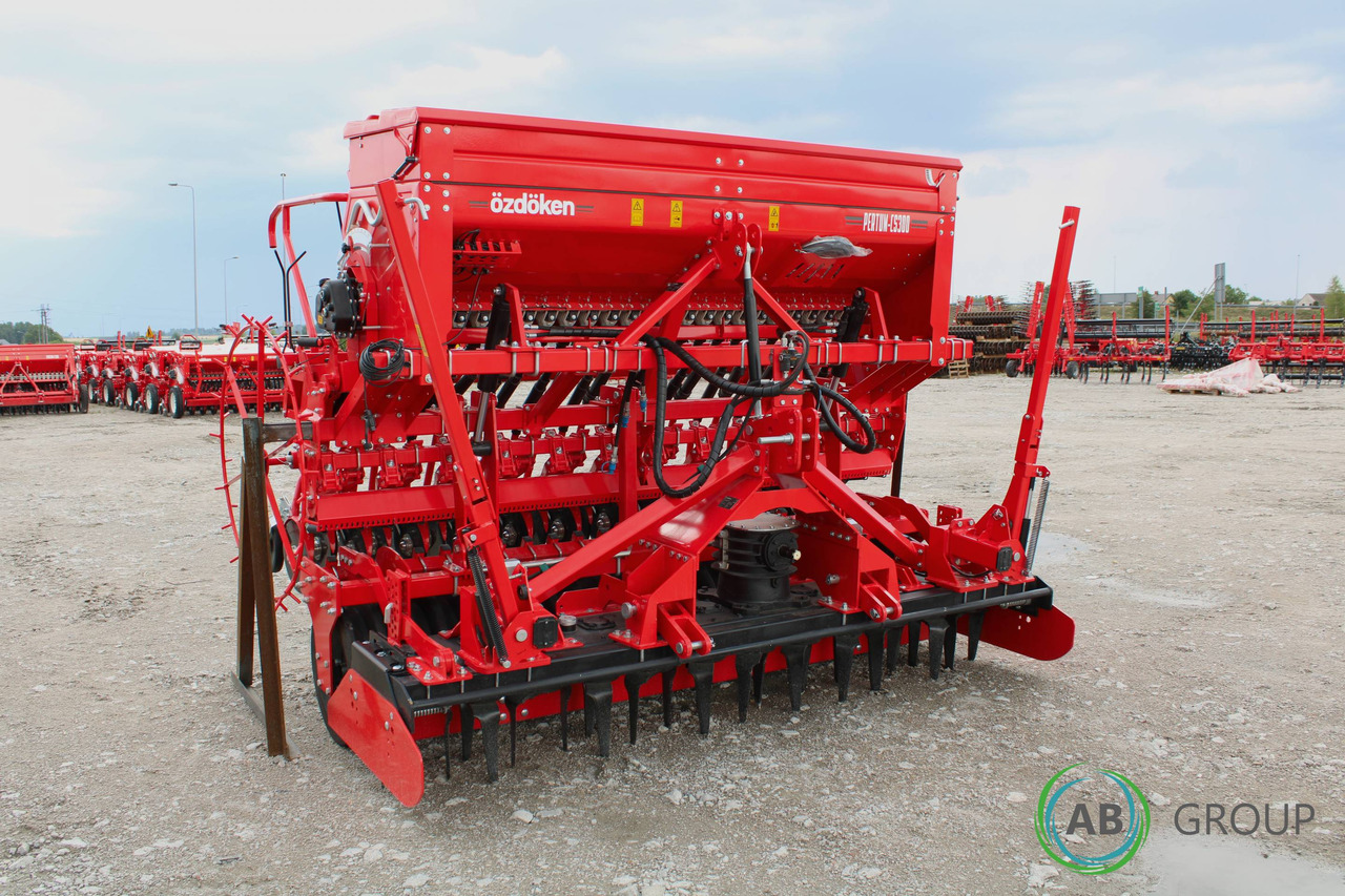 Mounted seed drill combination with power harrow Ozdoken Pertum CS-300 – double disc, rubber roller - Посевной комплекс: фото 1 Mounted seed drill combination with power harrow Ozdoken Pertum CS-300 – double disc, rubber roller - Посевной комплекс: фото 1