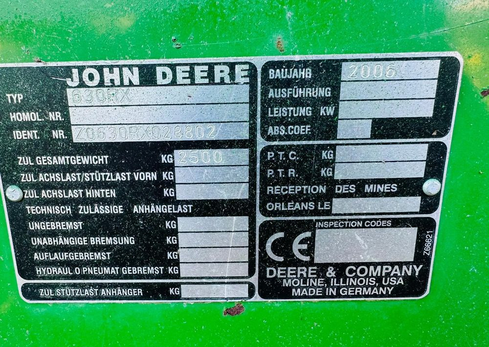 John Deere 630R - Жатка зерновая: фото 4 John Deere 630R - Жатка зерновая: фото 4