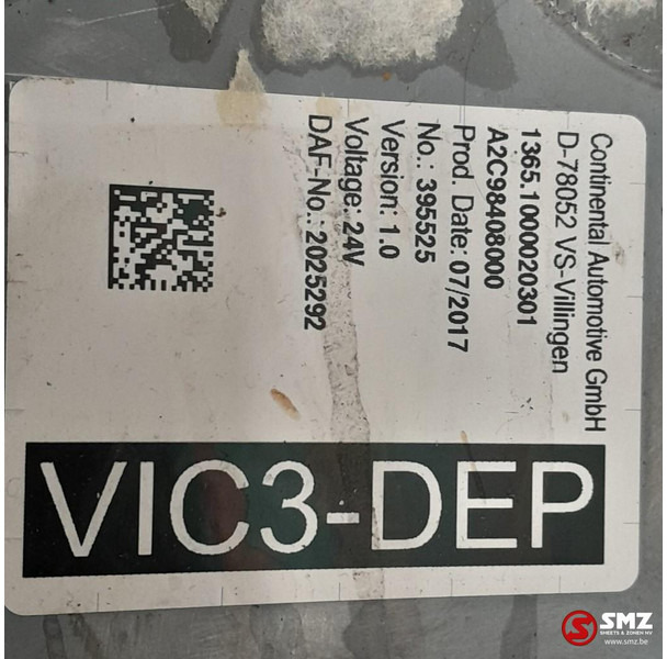 DAF Occ ECU VIC 3 regeleenheid DAF - Блок управления для Грузовиков: фото 5 DAF Occ ECU VIC 3 regeleenheid DAF - Блок управления для Грузовиков: фото 5