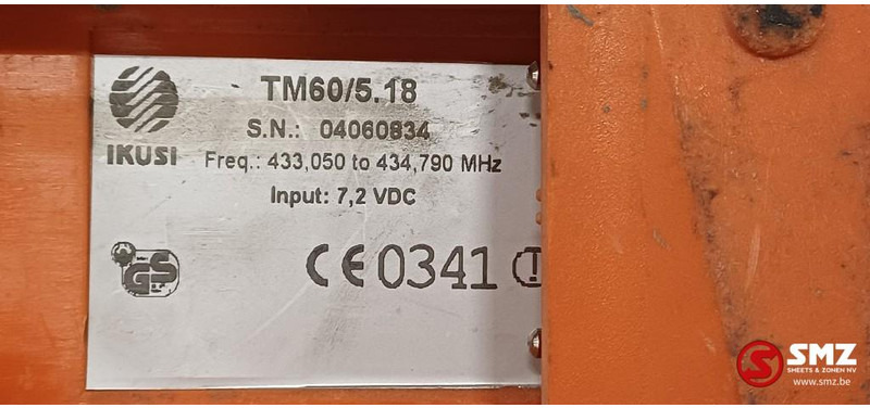 Diversen Occ afstandsbediening autolaadkraan TM60/5.18 Ikus - Стрела: фото 3 Diversen Occ afstandsbediening autolaadkraan TM60/5.18 Ikus - Стрела: фото 3