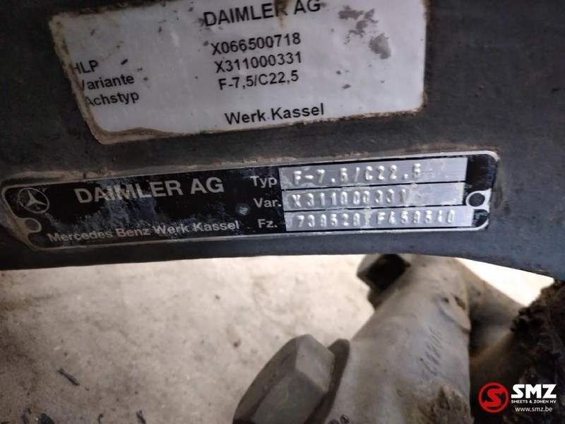 Mercedes-Benz Occ Stuuras / meeloopas Actros F7.5/C22.5 - Ось и запчасти для Грузовиков: фото 5 Mercedes-Benz Occ Stuuras / meeloopas Actros F7.5/C22.5 - Ось и запчасти для Грузовиков: фото 5