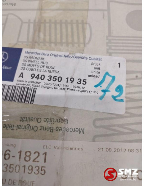 Mercedes-Benz Wielnaafreparatieset mercedes atego a9403501935 - Подвеска для Грузовиков: фото 2 Mercedes-Benz Wielnaafreparatieset mercedes atego a9403501935 - Подвеска для Грузовиков: фото 2