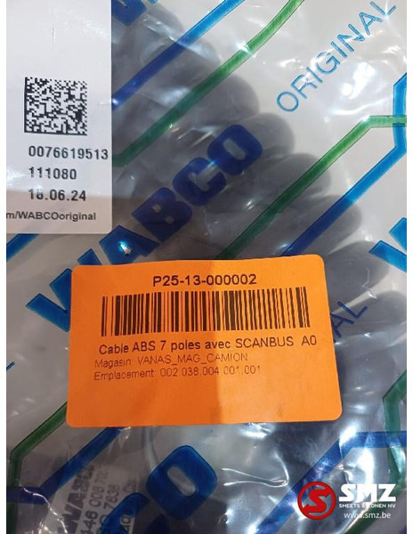 Scania Abs aansluitkabel Scania - Кабели/ Провода для Грузовиков: фото 5 Scania Abs aansluitkabel Scania - Кабели/ Провода для Грузовиков: фото 5