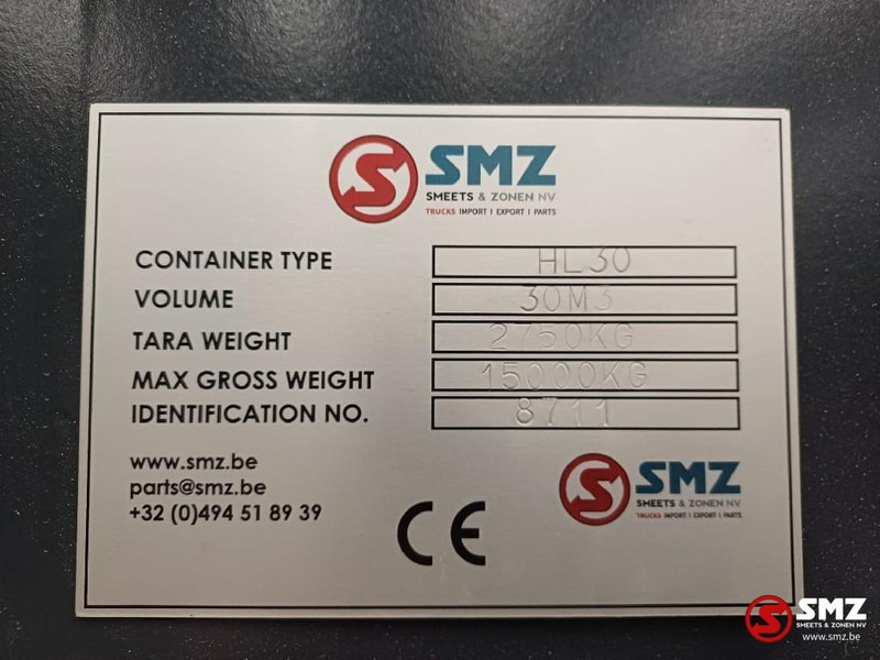 Smz Afzetcontainer SMZ 30m³ - 6000x2300x2200mm - Система портальной погрузки/ Мультилифт: фото 5 Smz Afzetcontainer SMZ 30m³ - 6000x2300x2200mm - Система портальной погрузки/ Мультилифт: фото 5