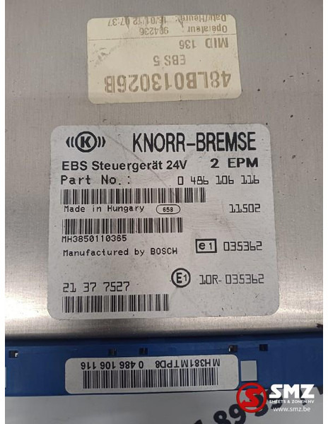 Volvo Occ ECU EBS regeleenheid Volvo - Блок управления для Грузовиков: фото 4 Volvo Occ ECU EBS regeleenheid Volvo - Блок управления для Грузовиков: фото 4