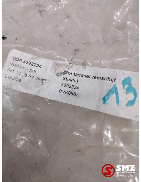 Volvo Remschijf accessoire kit volvo 3092224 - Тормозной диск для Грузовиков: фото 2 Volvo Remschijf accessoire kit volvo 3092224 - Тормозной диск для Грузовиков: фото 2