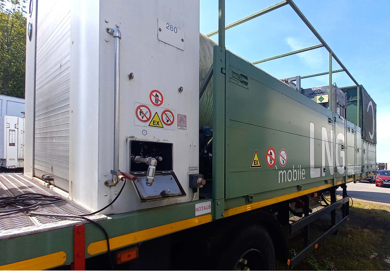 Messer Griesheim Gas tank semi-trailer used for LNG/CNG mobile filling station Methan Gas Cryogenic - Полуприцеп-цистерна: фото 4 Messer Griesheim Gas tank semi-trailer used for LNG/CNG mobile filling station Methan Gas Cryogenic - Полуприцеп-цистерна: фото 4