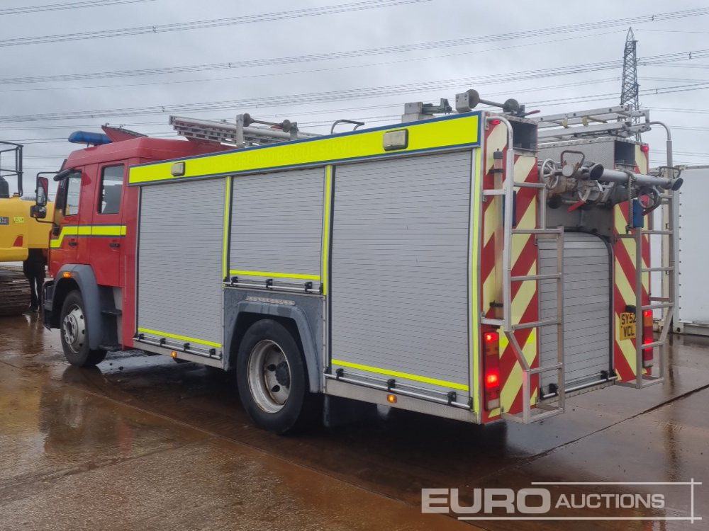 2002 MAN 4x2 Fire Engine, Automatic Gearbox (Reg. Docs. Available) (For Export Use Only) - Пожарная машина: фото 3 2002 MAN 4x2 Fire Engine, Automatic Gearbox (Reg. Docs. Available) (For Export Use Only) - Пожарная машина: фото 3