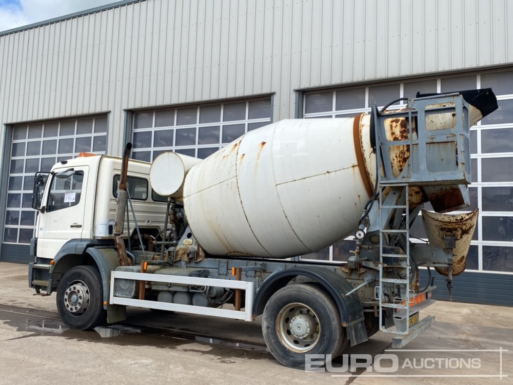 2004 Mercedes 4x2 Cement Mixer Lorry, Manual Gearbox, Hymix Equipment - Автобетоносмеситель: фото 3 2004 Mercedes 4x2 Cement Mixer Lorry, Manual Gearbox, Hymix Equipment - Автобетоносмеситель: фото 3