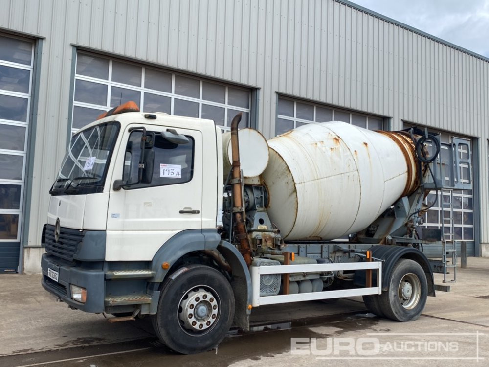 2004 Mercedes 4x2 Cement Mixer Lorry, Manual Gearbox, Hymix Equipment - Автобетоносмеситель: фото 1 2004 Mercedes 4x2 Cement Mixer Lorry, Manual Gearbox, Hymix Equipment - Автобетоносмеситель: фото 1