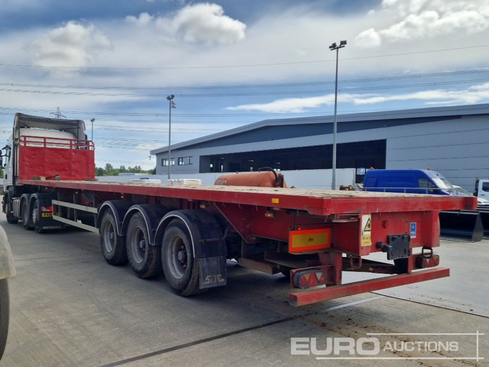 2008 SDC Trailers Tri Axle Extendable Flatbed Trailer - Полуприцеп бортовой/ Платформа: фото 3 2008 SDC Trailers Tri Axle Extendable Flatbed Trailer - Полуприцеп бортовой/ Платформа: фото 3