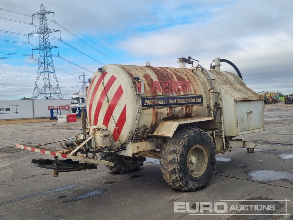 2010 Ace Single Axle Sprung Draw Bar 9000 Litre Dust Supression Unit - Резервуар для хранения: фото 5 2010 Ace Single Axle Sprung Draw Bar 9000 Litre Dust Supression Unit - Резервуар для хранения: фото 5