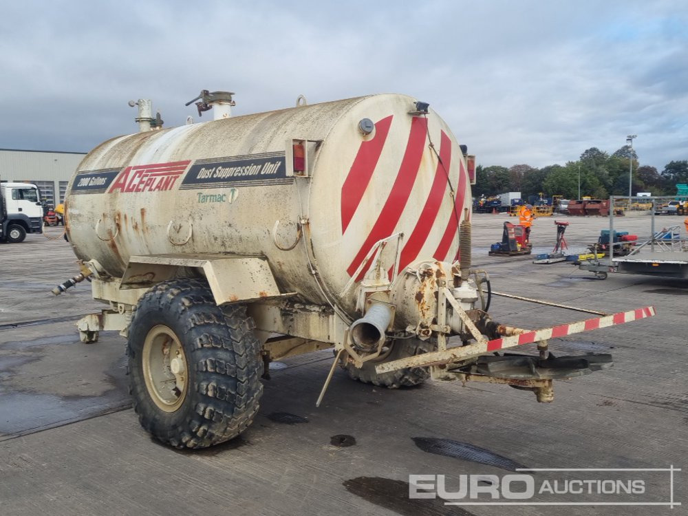 2010 Ace Single Axle Sprung Draw Bar 9000 Litre Dust Supression Unit - Резервуар для хранения: фото 3 2010 Ace Single Axle Sprung Draw Bar 9000 Litre Dust Supression Unit - Резервуар для хранения: фото 3