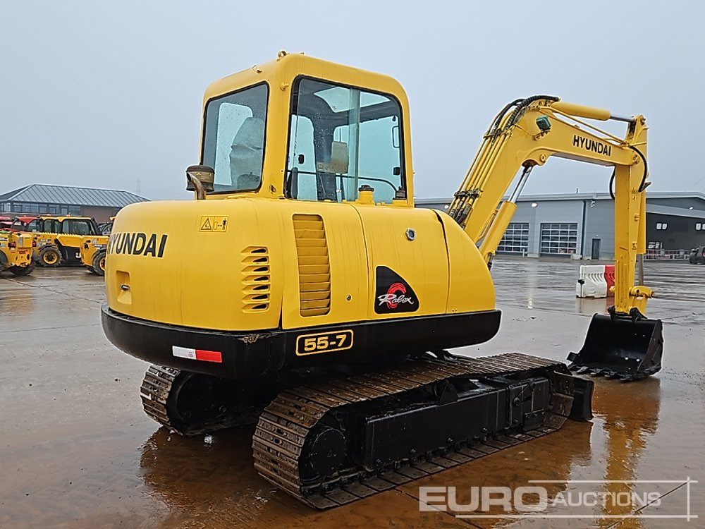 2011 Hyundai R55-7 - Мини-экскаватор: фото 5 2011 Hyundai R55-7 - Мини-экскаватор: фото 5