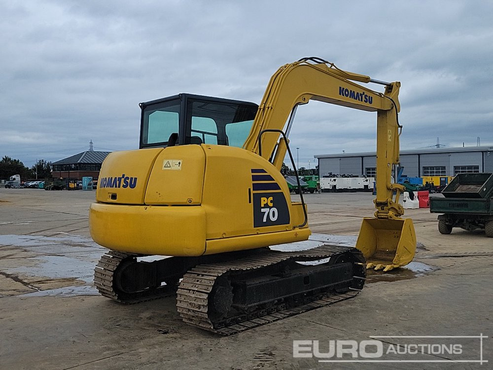 2011 Komatsu PC70-8 - Мини-экскаватор: фото 5 2011 Komatsu PC70-8 - Мини-экскаватор: фото 5