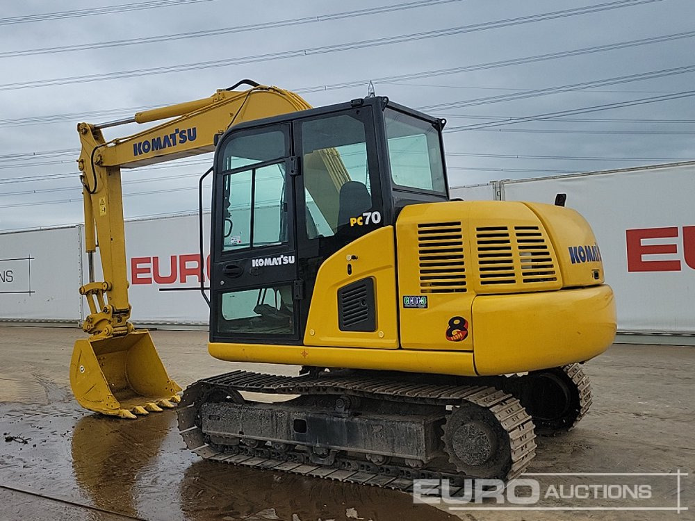 2011 Komatsu PC70-8 - Мини-экскаватор: фото 3 2011 Komatsu PC70-8 - Мини-экскаватор: фото 3