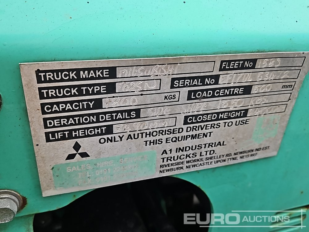 Вилочный погрузчик 2012 Mitsubishi FG25N: фото 42