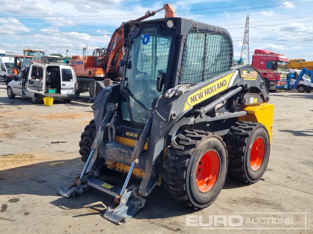 2012 New Holland L218 - Мини-погрузчик с бортовым поворотом: фото 1 2012 New Holland L218 - Мини-погрузчик с бортовым поворотом: фото 1