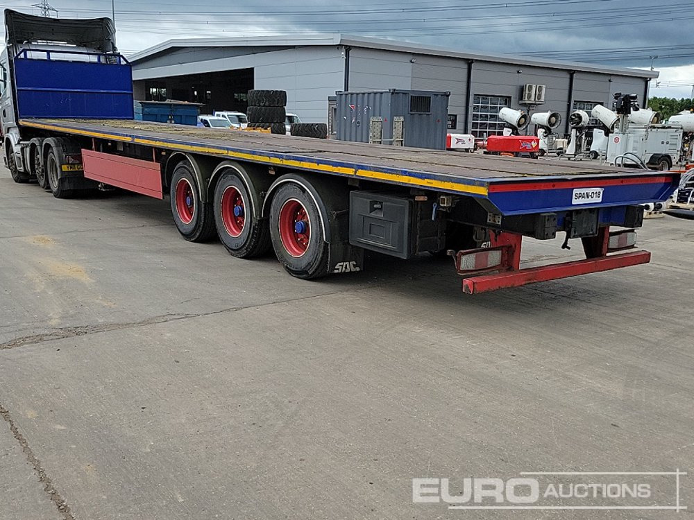 2012 SDC Trailer Tri Axle Flatbed Trailer - Полуприцеп бортовой/ Платформа: фото 3 2012 SDC Trailer Tri Axle Flatbed Trailer - Полуприцеп бортовой/ Платформа: фото 3