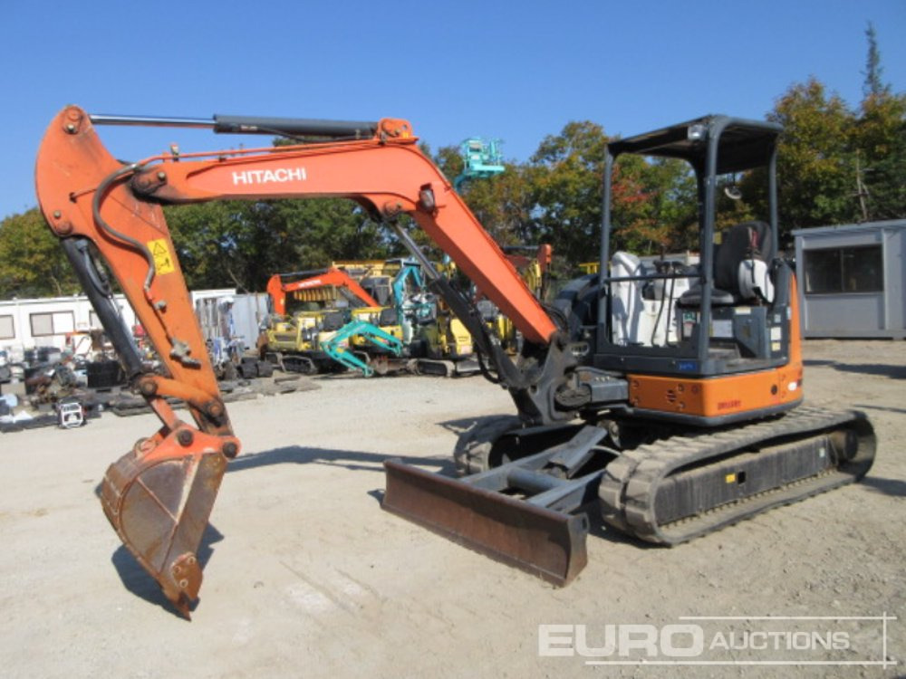 2013 Hitachi ZX40U-5A Rubber Tracks, Blade, Offset, Piped - Мини-экскаватор: фото 2 2013 Hitachi ZX40U-5A Rubber Tracks, Blade, Offset, Piped - Мини-экскаватор: фото 2