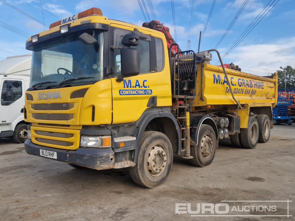 2013 Scania P400 - Самосвал, Автоманипулятор: фото 1 2013 Scania P400 - Самосвал, Автоманипулятор: фото 1