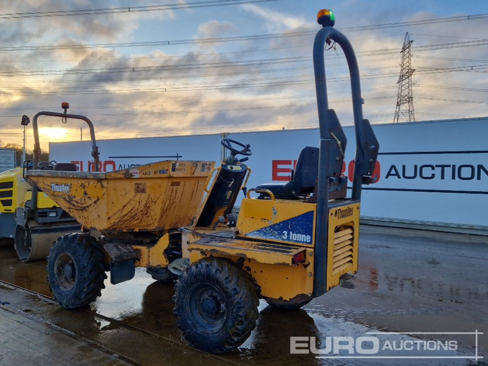 2013 Thwaites 3 Ton Swivel Dumper, Roll Bar - Мини-самосвал: фото 3 2013 Thwaites 3 Ton Swivel Dumper, Roll Bar - Мини-самосвал: фото 3