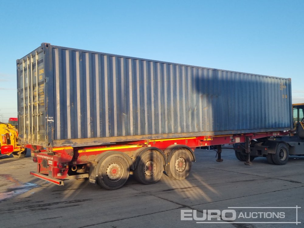 2014 Dennison Tri Axle Skeleton Trailer, Twist Locks, 40' x 8' Container - Морской контейнер: фото 5 2014 Dennison Tri Axle Skeleton Trailer, Twist Locks, 40' x 8' Container - Морской контейнер: фото 5