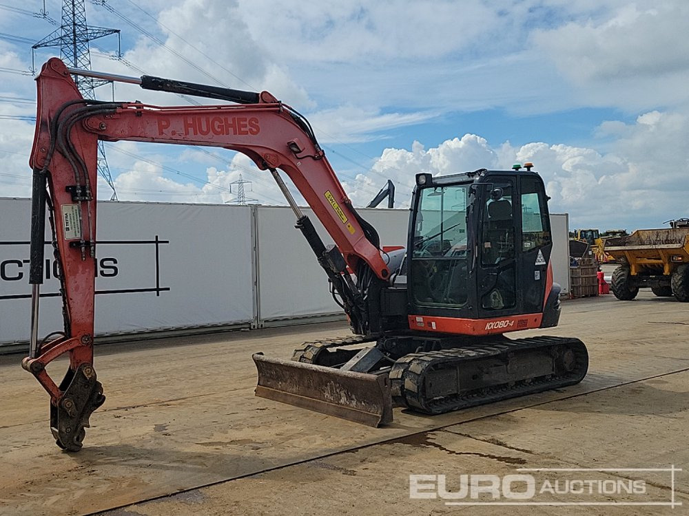 2015 Kubota KX080-4 - Мини-экскаватор: фото 1 2015 Kubota KX080-4 - Мини-экскаватор: фото 1