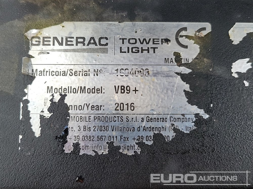Осветительная мачта 2016 Generac VB9+: фото 27