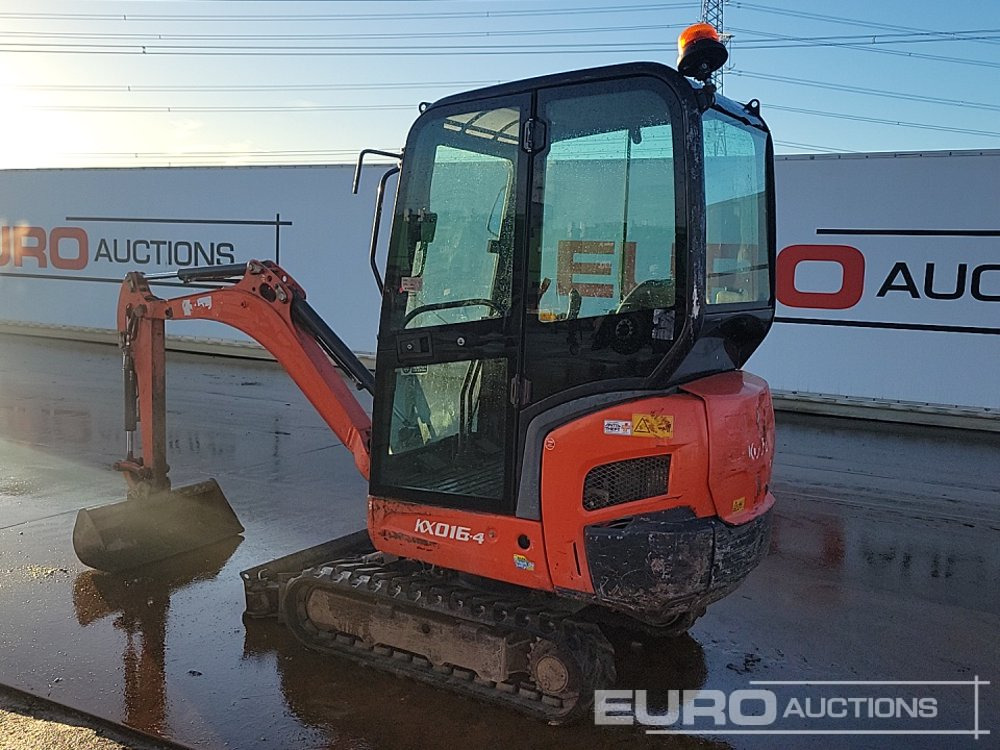 2016 Kubota KX016-4 - Мини-экскаватор: фото 3 2016 Kubota KX016-4 - Мини-экскаватор: фото 3