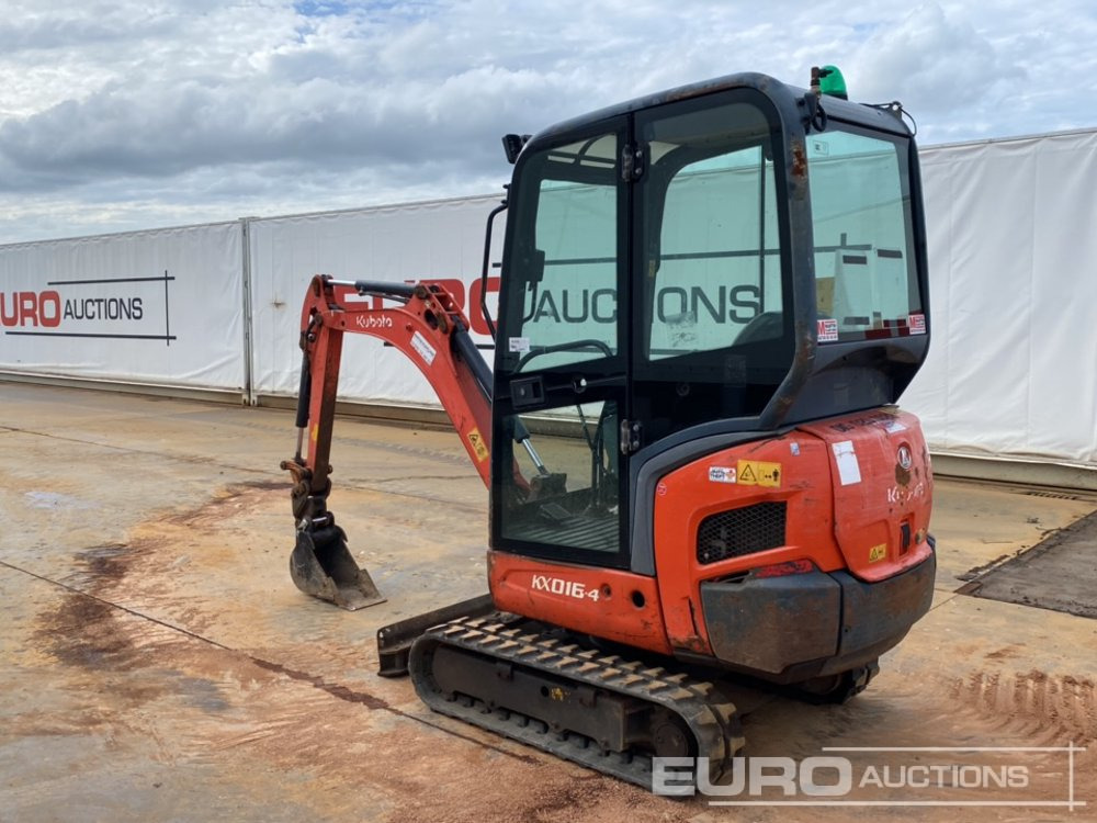 2016 Kubota KX016-4 - Мини-экскаватор: фото 3 2016 Kubota KX016-4 - Мини-экскаватор: фото 3