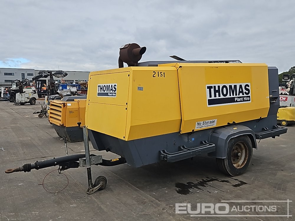 2017 Atlas Copco XAHS 237 500CFM - Воздушный компрессор: фото 1 2017 Atlas Copco XAHS 237 500CFM - Воздушный компрессор: фото 1