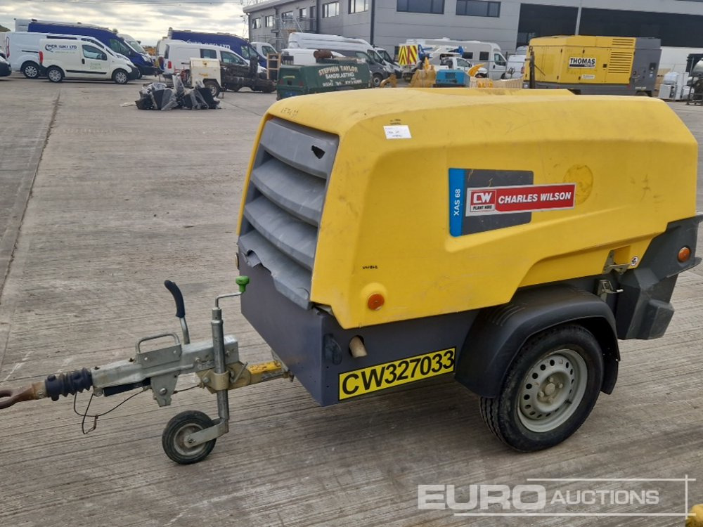 2017 Atlas Copco XAS 68 - Воздушный компрессор: фото 2 2017 Atlas Copco XAS 68 - Воздушный компрессор: фото 2