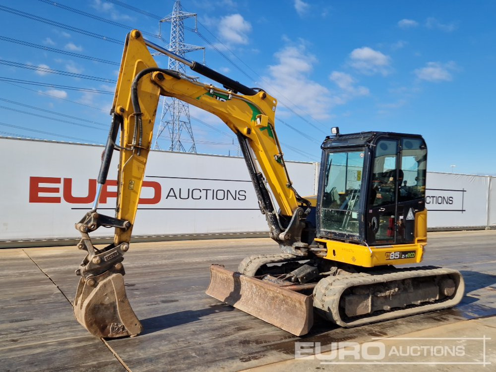 2018 JCB 85Z-1 - Мини-экскаватор: фото 1 2018 JCB 85Z-1 - Мини-экскаватор: фото 1