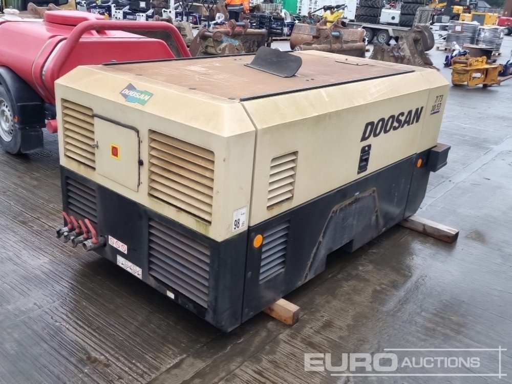 2019 Doosan 7/73-10/53 250CFM - Воздушный компрессор: фото 1 2019 Doosan 7/73-10/53 250CFM - Воздушный компрессор: фото 1