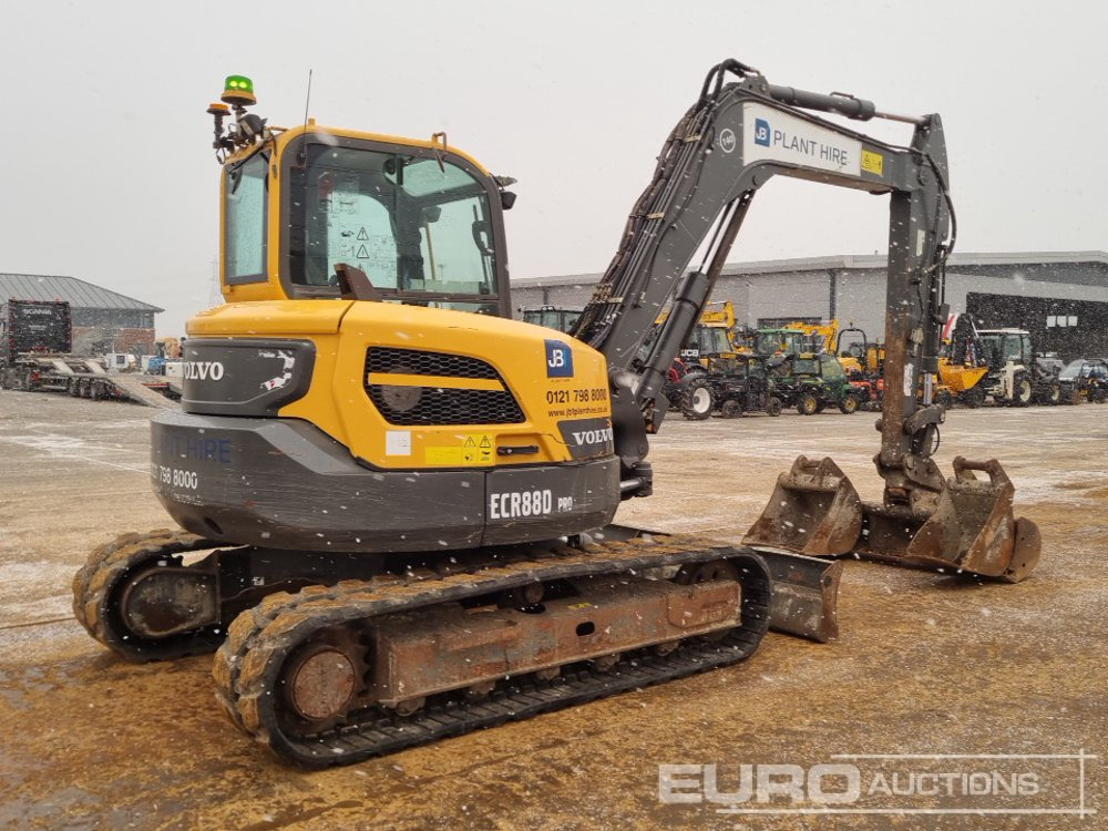 2020 Volvo ECR88D - Мини-экскаватор: фото 5 2020 Volvo ECR88D - Мини-экскаватор: фото 5