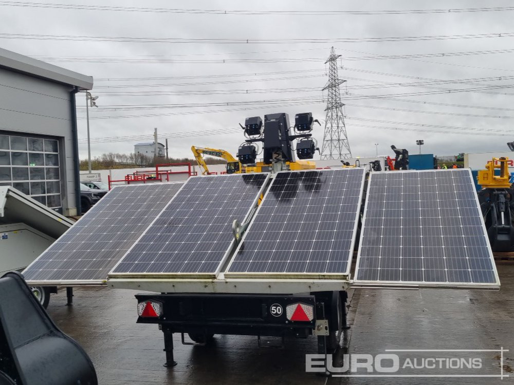 Осветительная мачта 2022 Trime X-Solar Single Axle Solar Powered LED Lighting Tower: фото 21