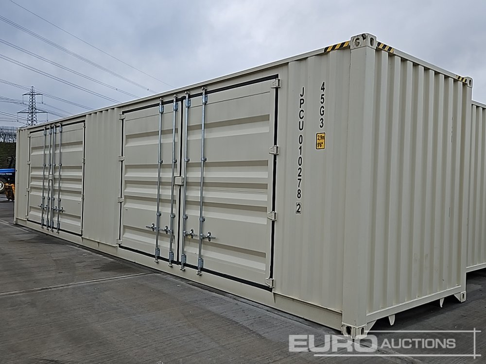 2025 40' x 8' High Cube Container, 2 Side Doors, 1 End Door (Cannot Be Reconsigned) - Морской контейнер: фото 1 2025 40' x 8' High Cube Container, 2 Side Doors, 1 End Door (Cannot Be Reconsigned) - Морской контейнер: фото 1