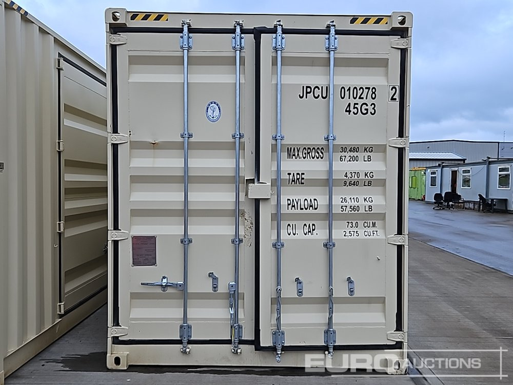 2025 40' x 8' High Cube Container, 2 Side Doors, 1 End Door (Cannot Be Reconsigned) - Морской контейнер: фото 5 2025 40' x 8' High Cube Container, 2 Side Doors, 1 End Door (Cannot Be Reconsigned) - Морской контейнер: фото 5