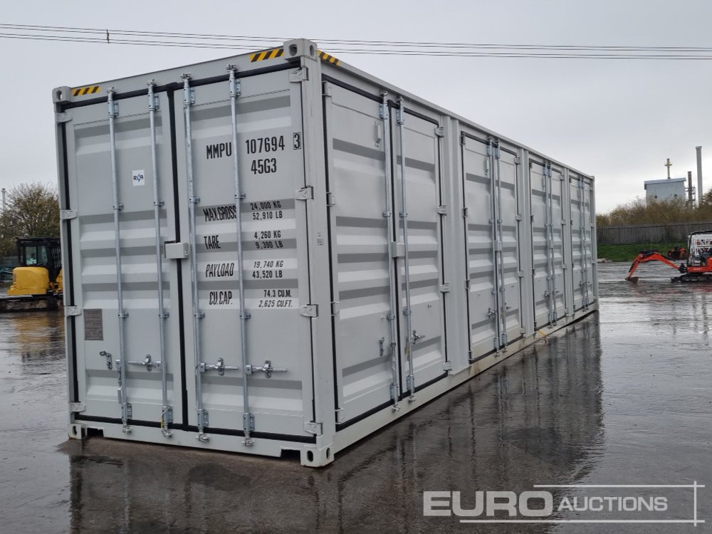 2025 CTN 40' x 8' High Cube Container, 4 Side Doors, 1 End Door (Cannot Be Reconsigned) - Морской контейнер: фото 1 2025 CTN 40' x 8' High Cube Container, 4 Side Doors, 1 End Door (Cannot Be Reconsigned) - Морской контейнер: фото 1