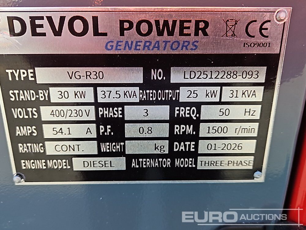 Электрогенератор 2026 Devol VG-R30: фото 26 Электрогенератор 2026 Devol VG-R30: фото 26