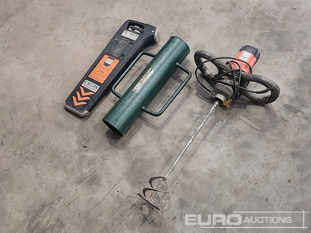 C.Scope Cable Scanner, Belle 1600E 110 Volt Paddle Mixer, Post Driver (3 of) - Строительное оборудование: фото 1 C.Scope Cable Scanner, Belle 1600E 110 Volt Paddle Mixer, Post Driver (3 of) - Строительное оборудование: фото 1
