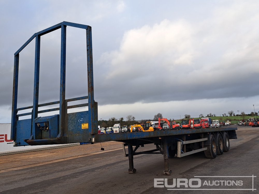 Dennison 45' Tri Axle Flat Trailer - Полуприцеп бортовой/ Платформа: фото 1 Dennison 45' Tri Axle Flat Trailer - Полуприцеп бортовой/ Платформа: фото 1