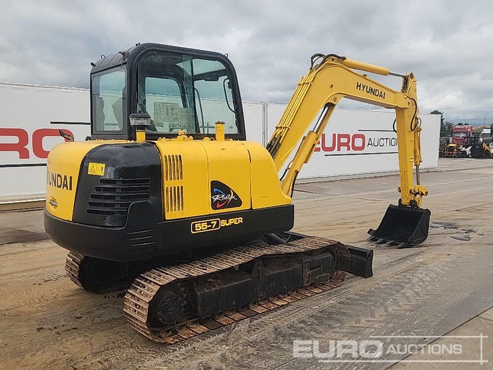 Hyundai R55-7 - Мини-экскаватор: фото 5 Hyundai R55-7 - Мини-экскаватор: фото 5