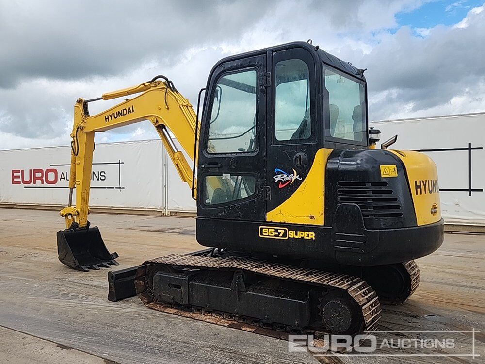 Hyundai R55-7 - Мини-экскаватор: фото 3 Hyundai R55-7 - Мини-экскаватор: фото 3